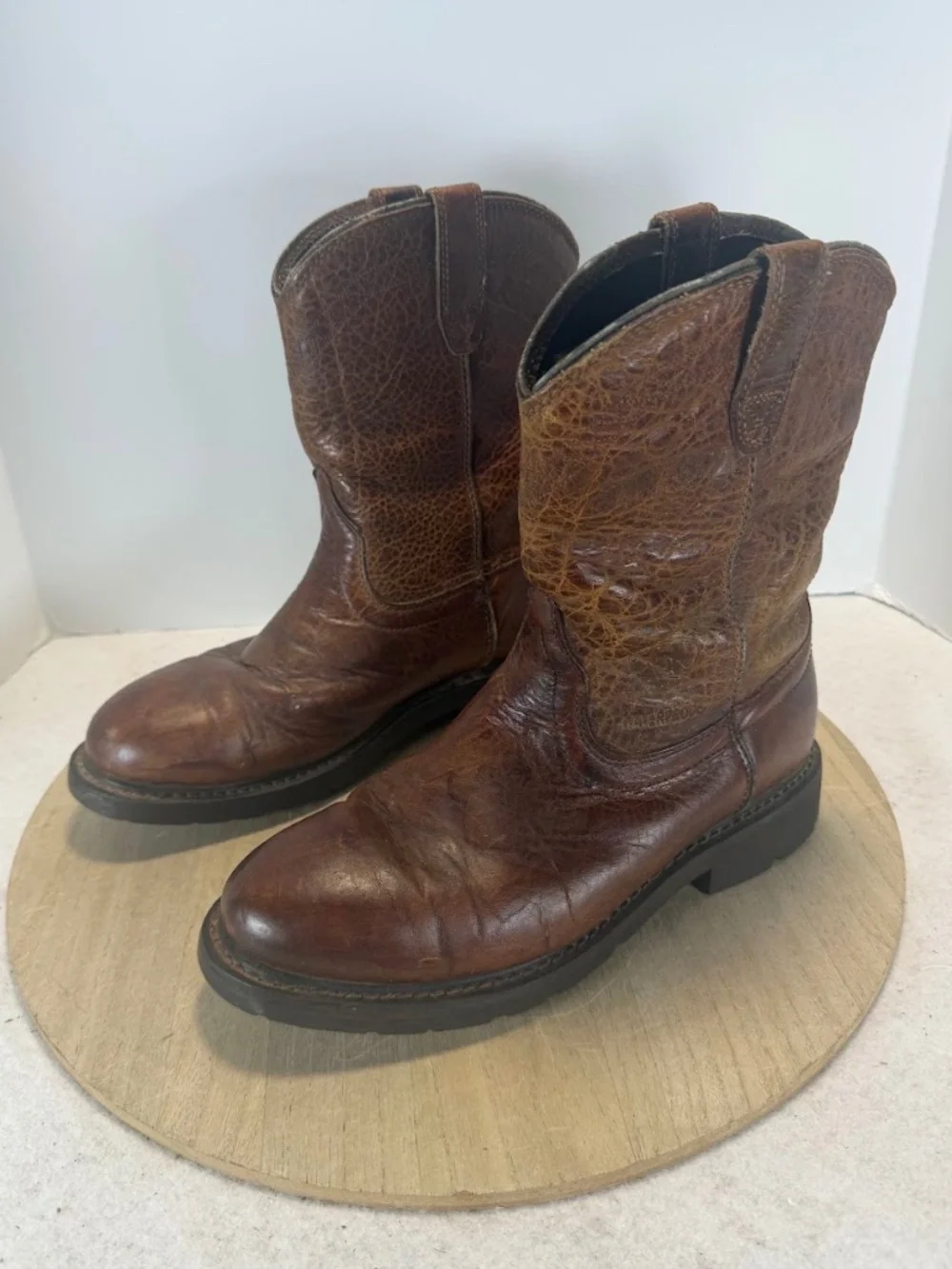 Ariat WorkHog 10002385 Waterproof ATS EH Work Boots Men's 10D Brown